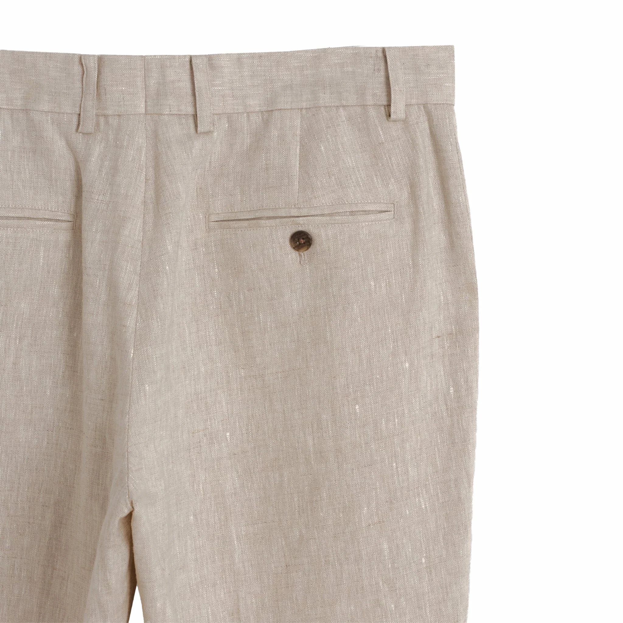 Wax London ALP Trouser 2.0 - Linen (Natural) - Image 4