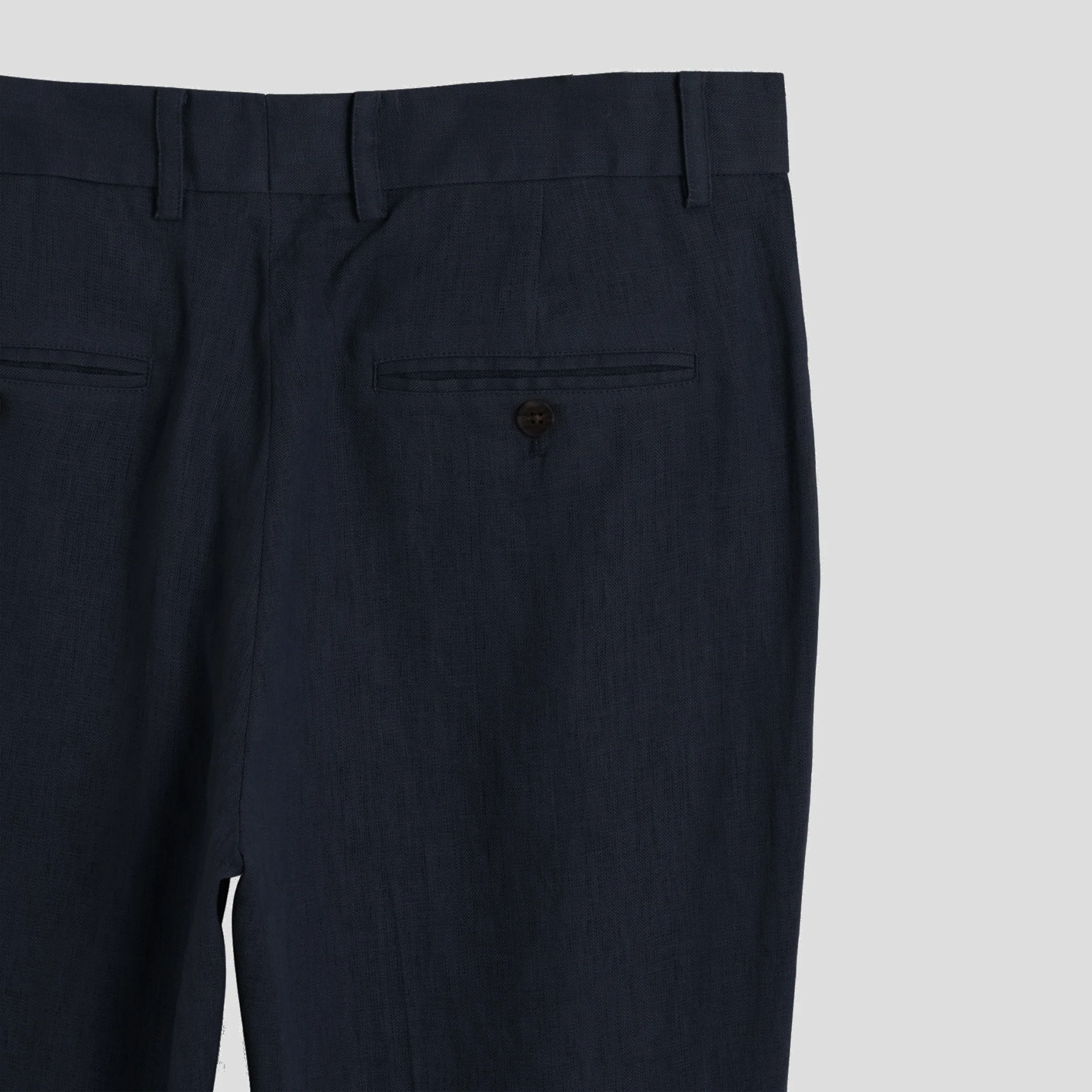 Wax London ALP Trouser 2.0 - Linen (Navy) - Image 3