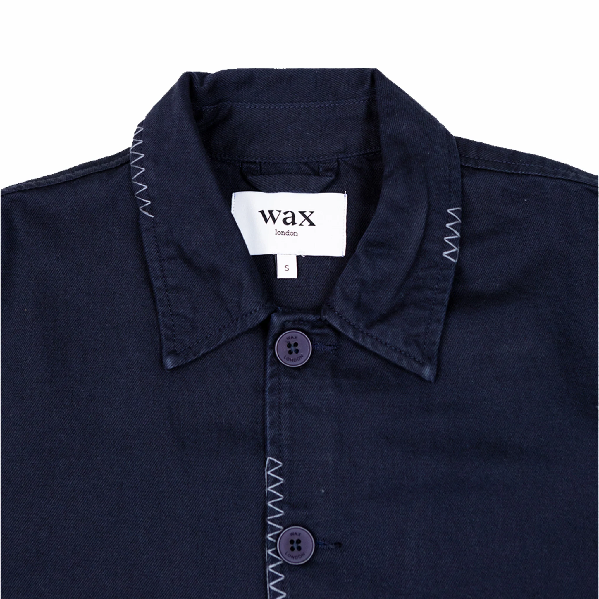 Wax London Mews Embroidered Jacket (Navy) - Image 3