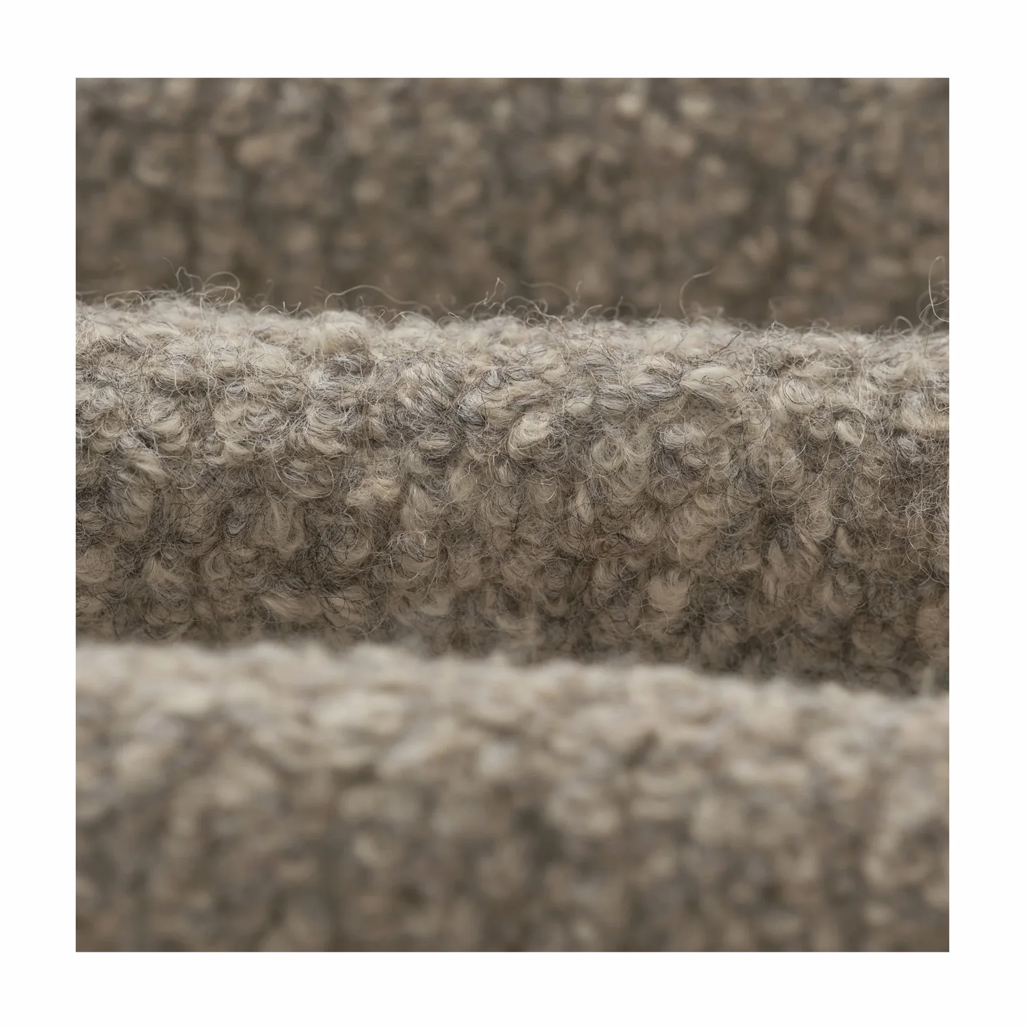 Wax London Mount Reversible Overshirt - Bobble Wool (Natural) - Image 5
