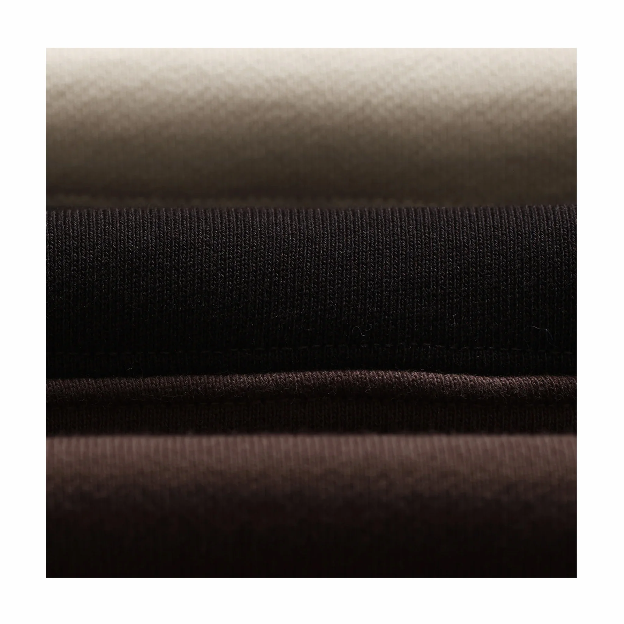Wax London Rowhill Rugby Shirt - Panelled Loopback (Brown/Black) - Image 3