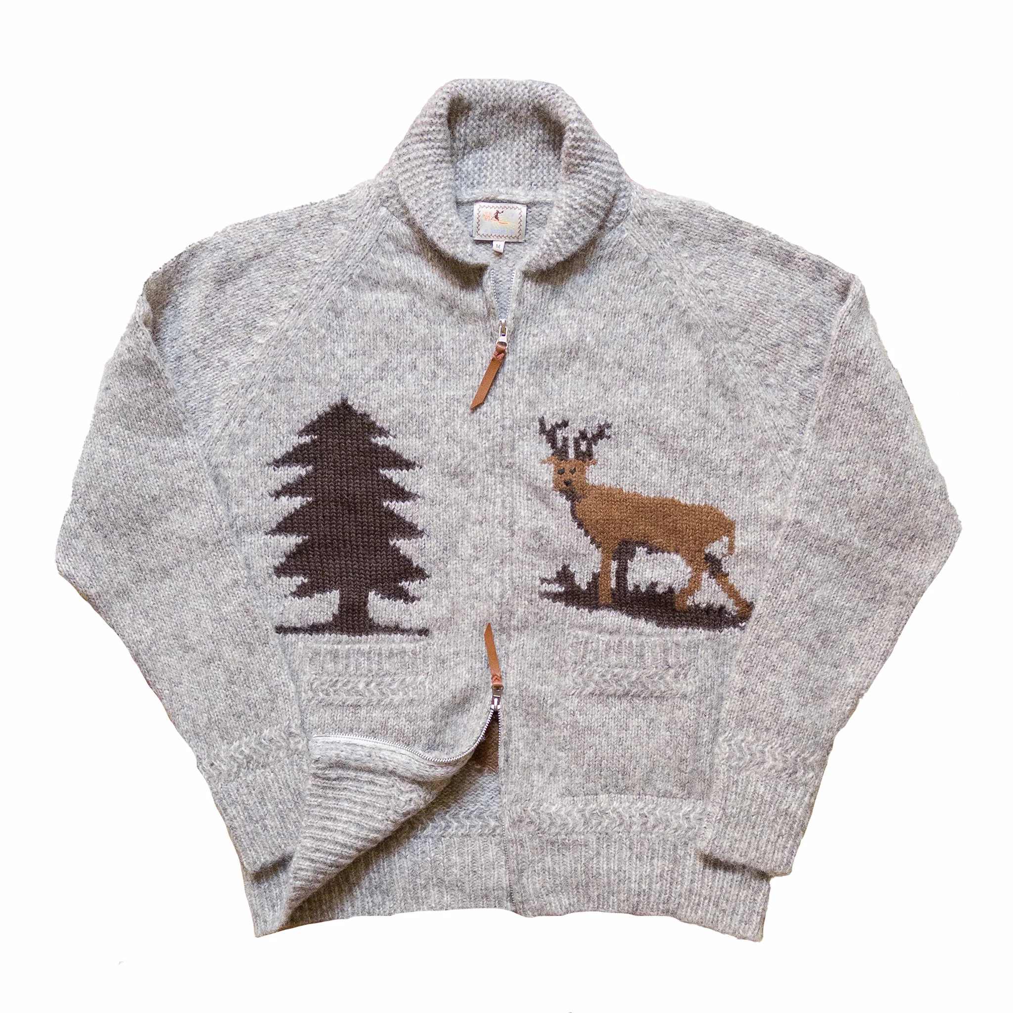 Wythe Alpaca Cotton Cardigan (Stag)