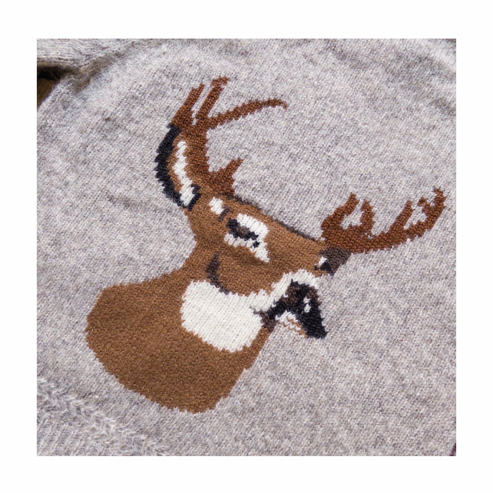 Wythe Alpaca Cotton Cardigan (Stag) - Image 2