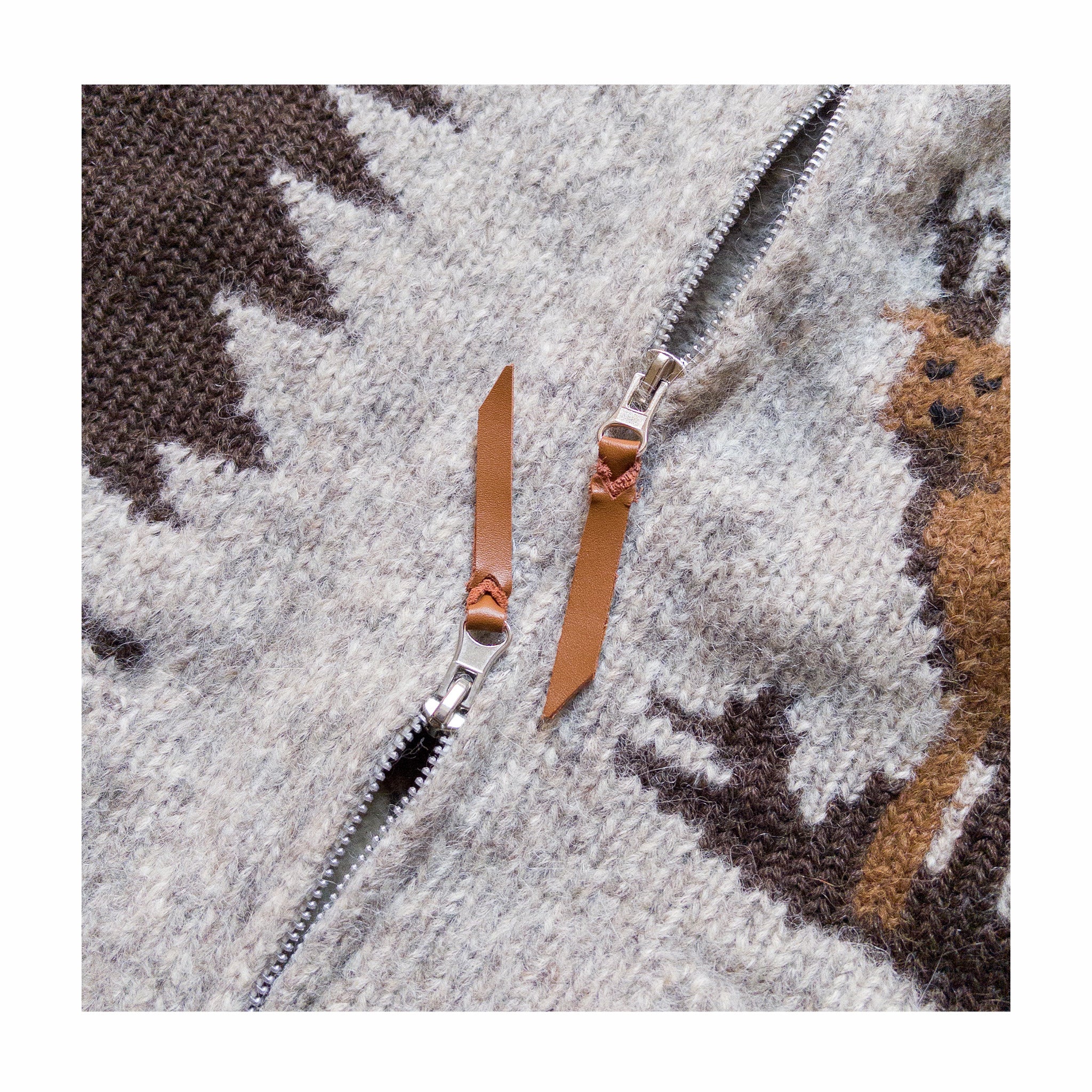 Wythe Alpaca Cotton Cardigan (Stag) - Image 3