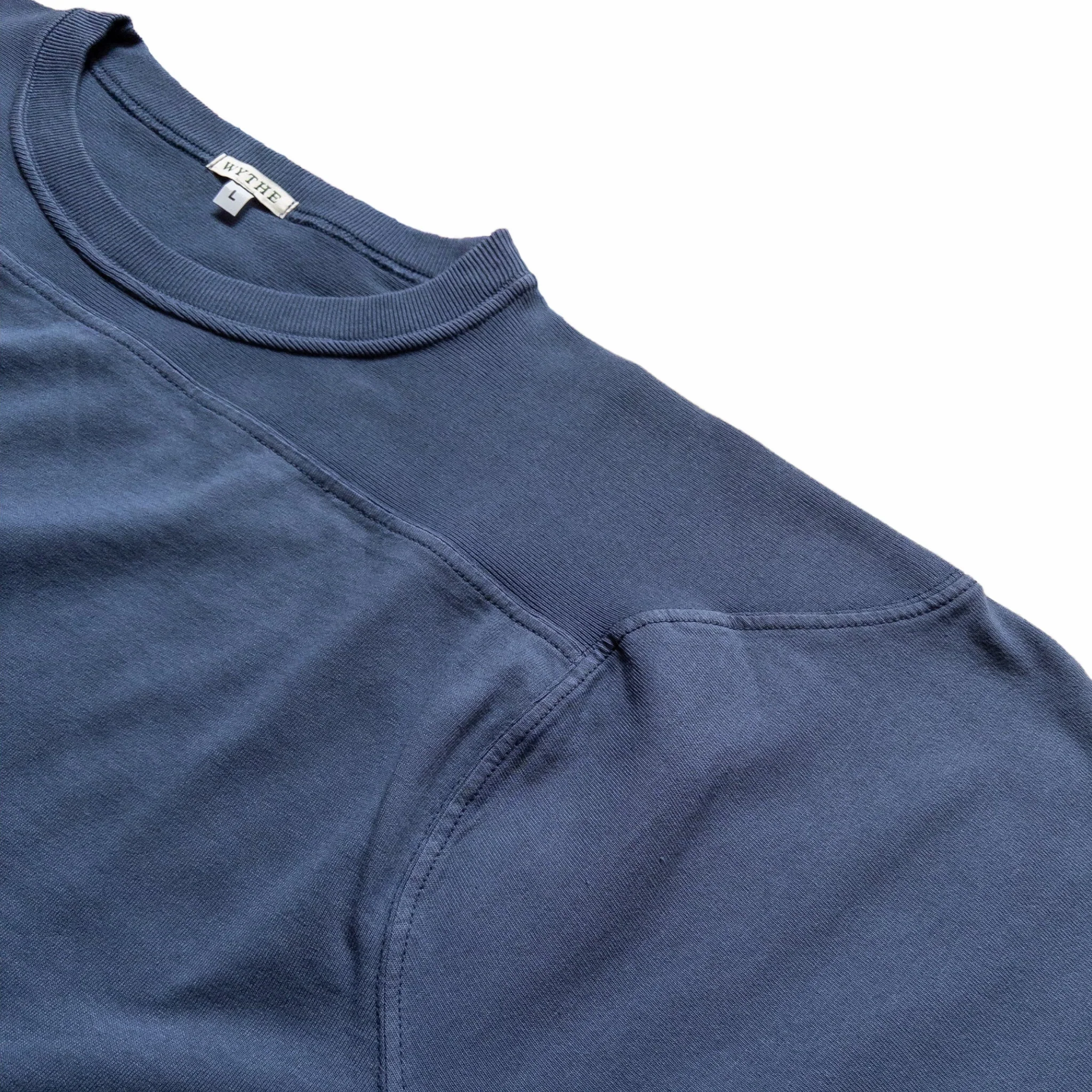 Wythe Football T-Shirt (Faded Navy) - Image 2