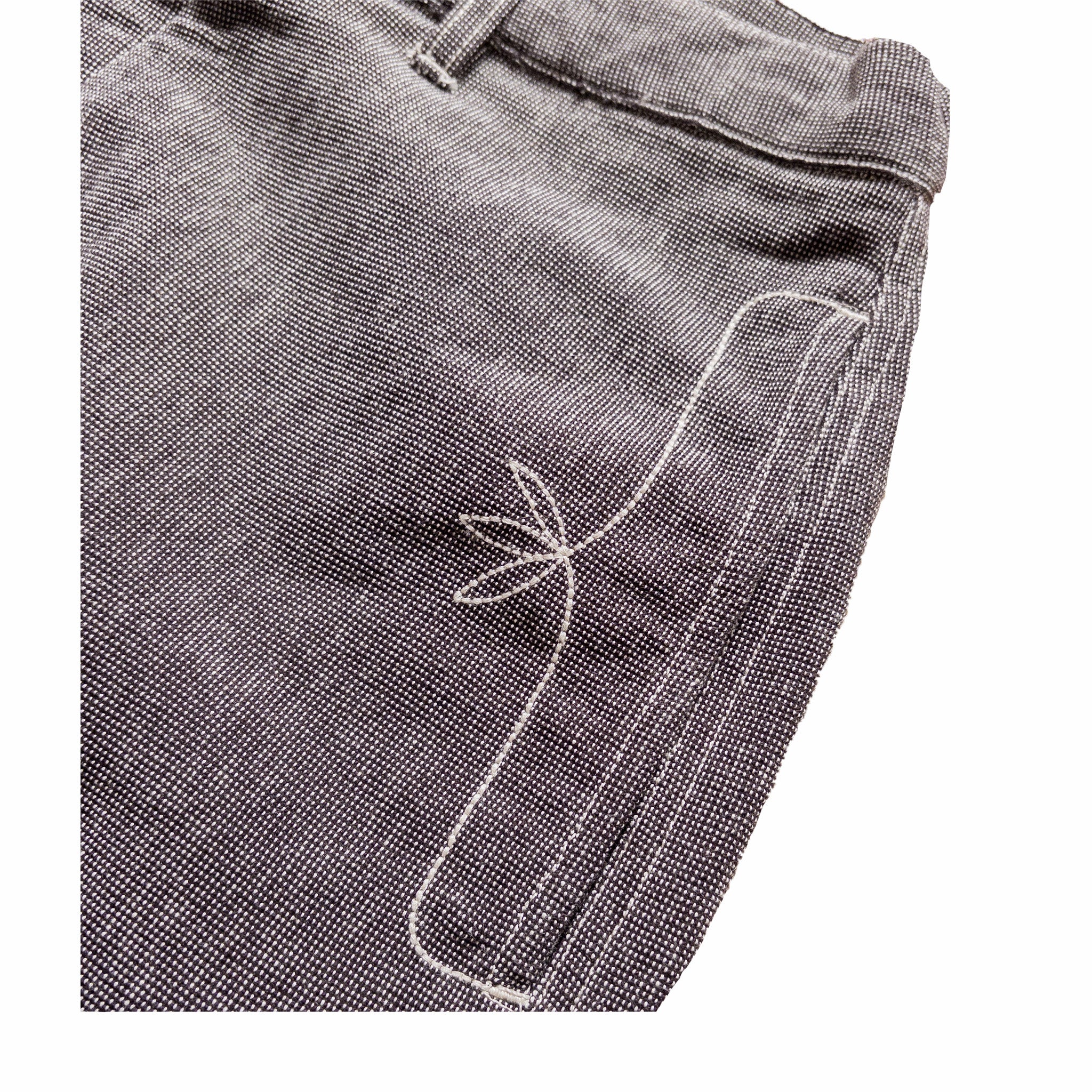 Wythe Heavyweight Pinpoint Canvas Chino (Night Sky) - Image 2