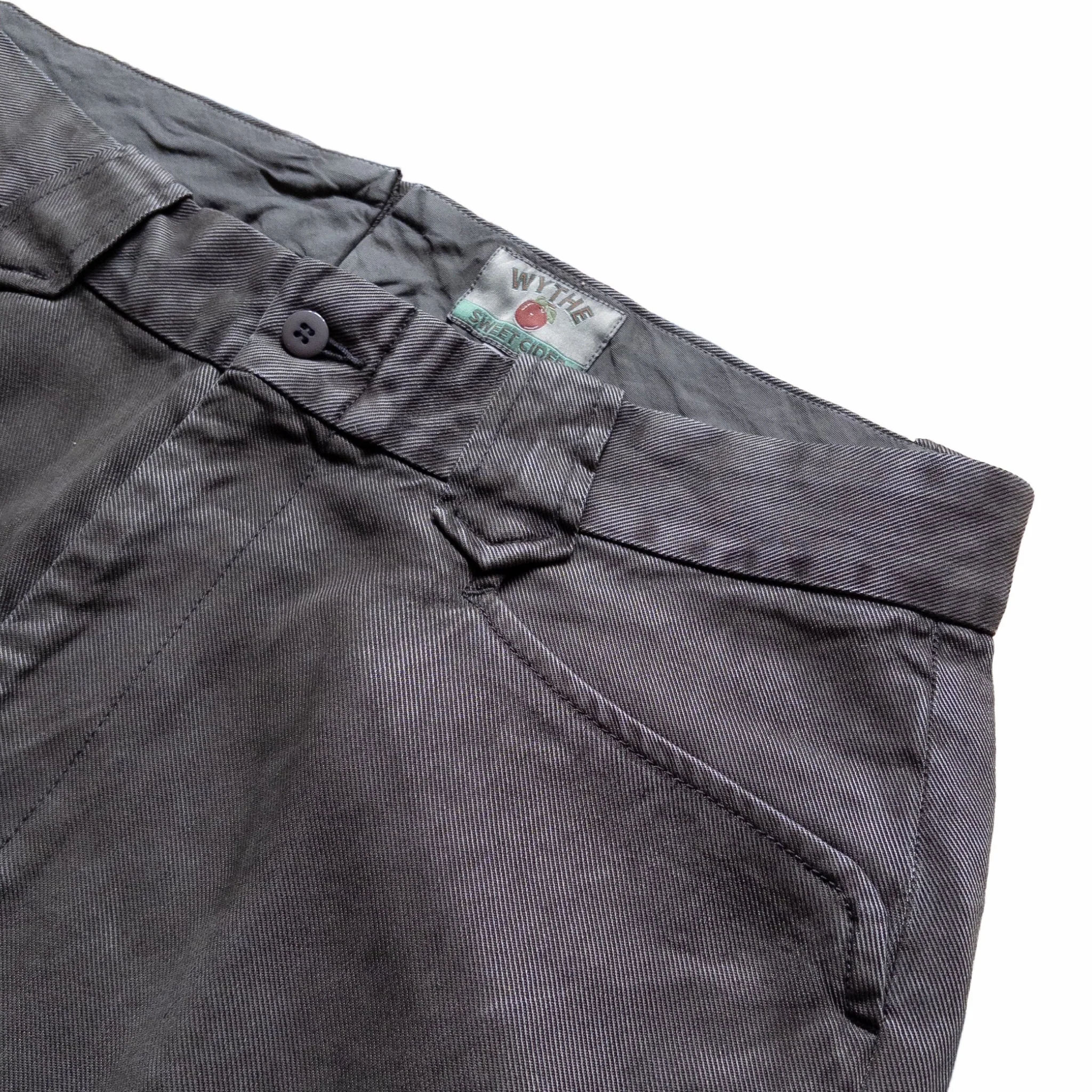 Wythe Tencel Gabardine Western Pant (Faded Black) - Image 2
